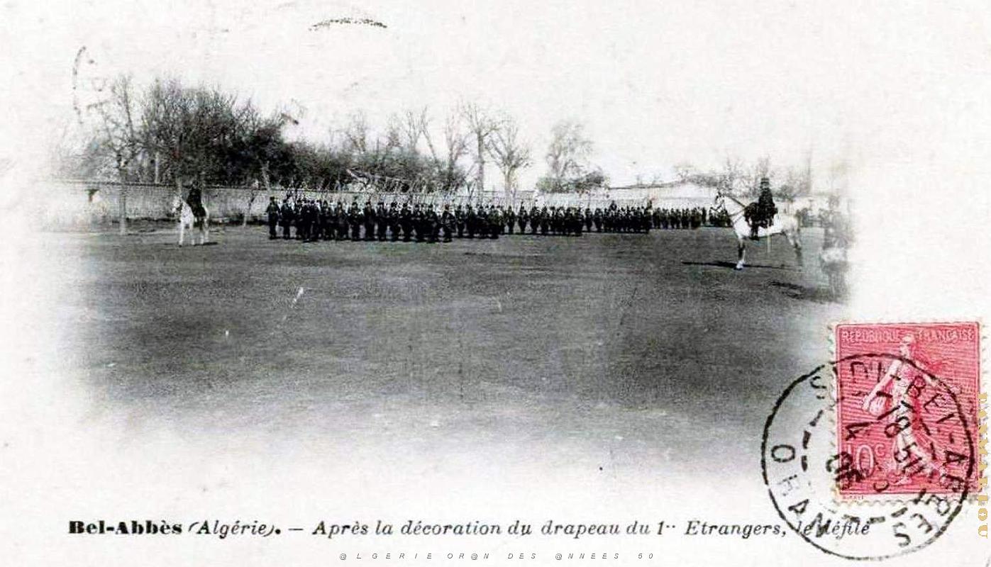 Sidi-bel-abbes- Cavalcade depart Legion au Tonkin -09.jpg